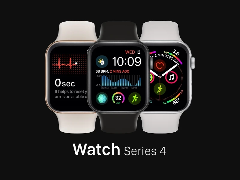 Apple Watch Series 4 Mockups freebie preview