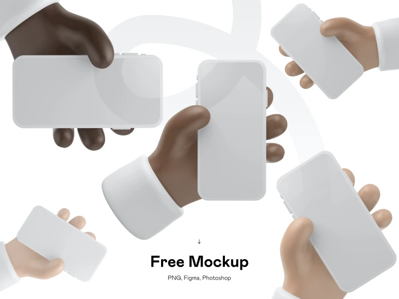 Free 3D iPhone 12 Mockup freebie preview