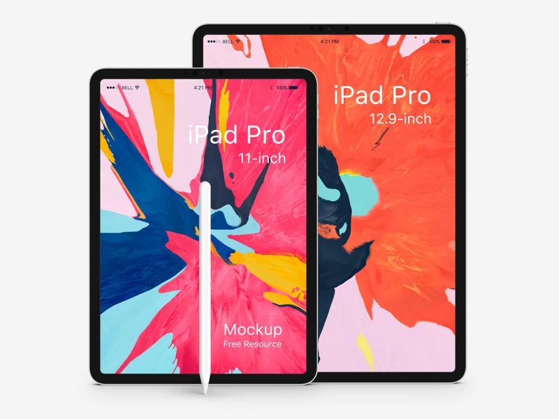 iPad Pro 2018 Mockups freebie preview