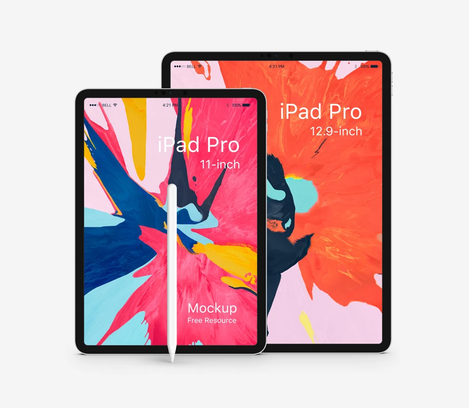 iPad Pro 2018 Mockups