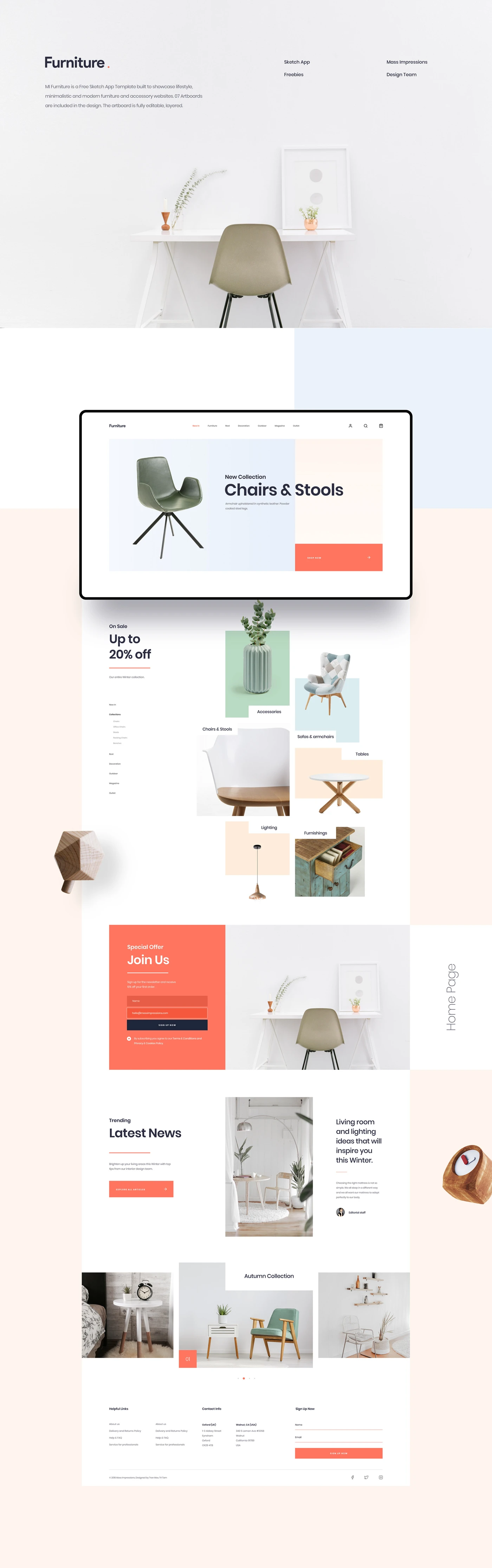 MI Furniture Free Sketch Template