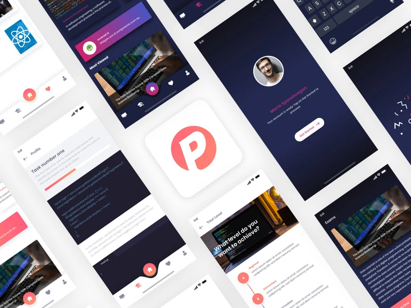 Plexus - Free Adobe XD UI Kit freebie preview