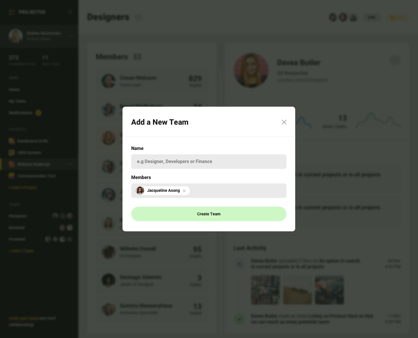 Project Management Tool UI Kit