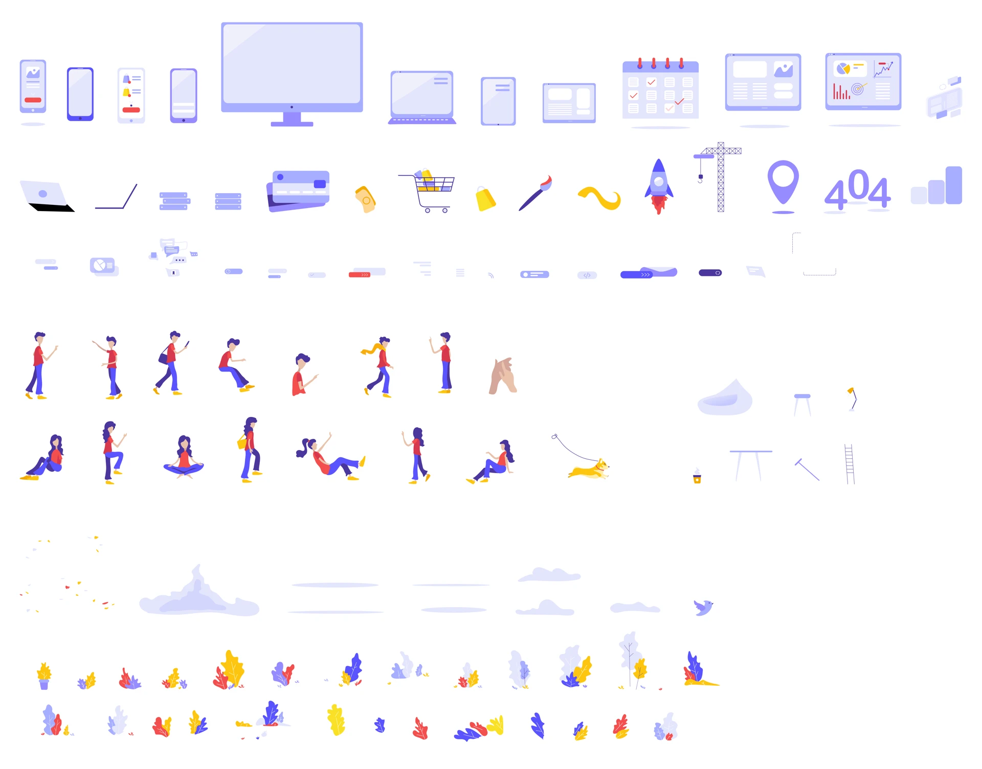 Pulse Free Illustration Kit Freebie Preview - Page 1