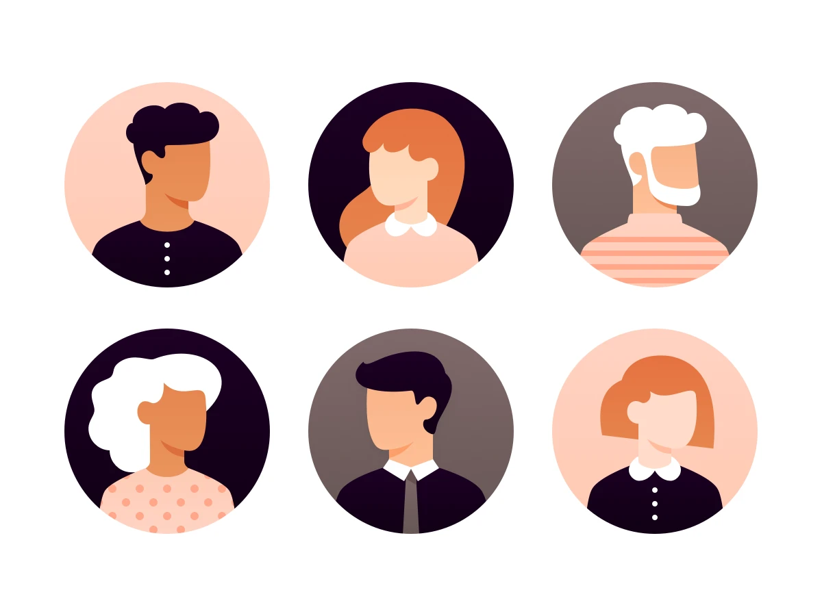 User Avatars for Sketch freebie preview
