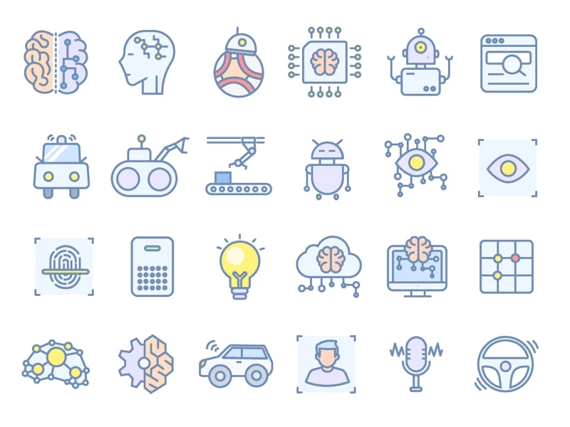 AI Free Icon Set by Xiaojianjian freebie preview