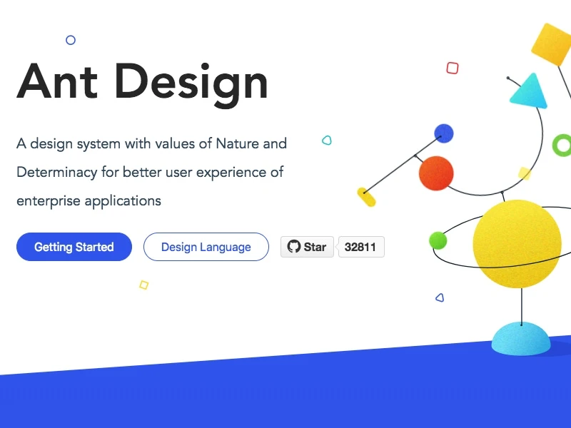 Ant Design freebie preview