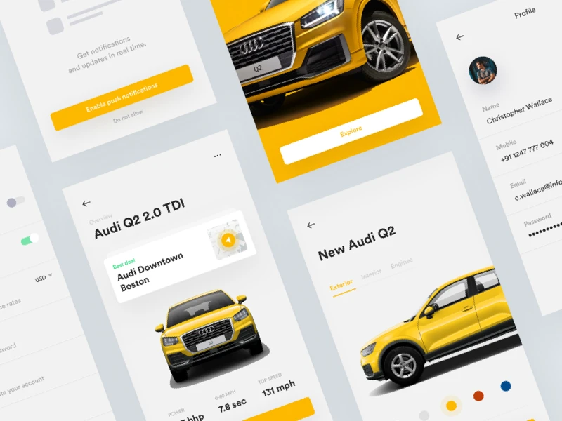 Audi Freebie freebie preview