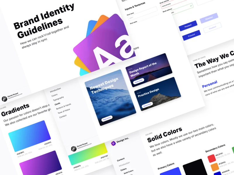 Brand Identity Guidelines 2.0 freebie preview