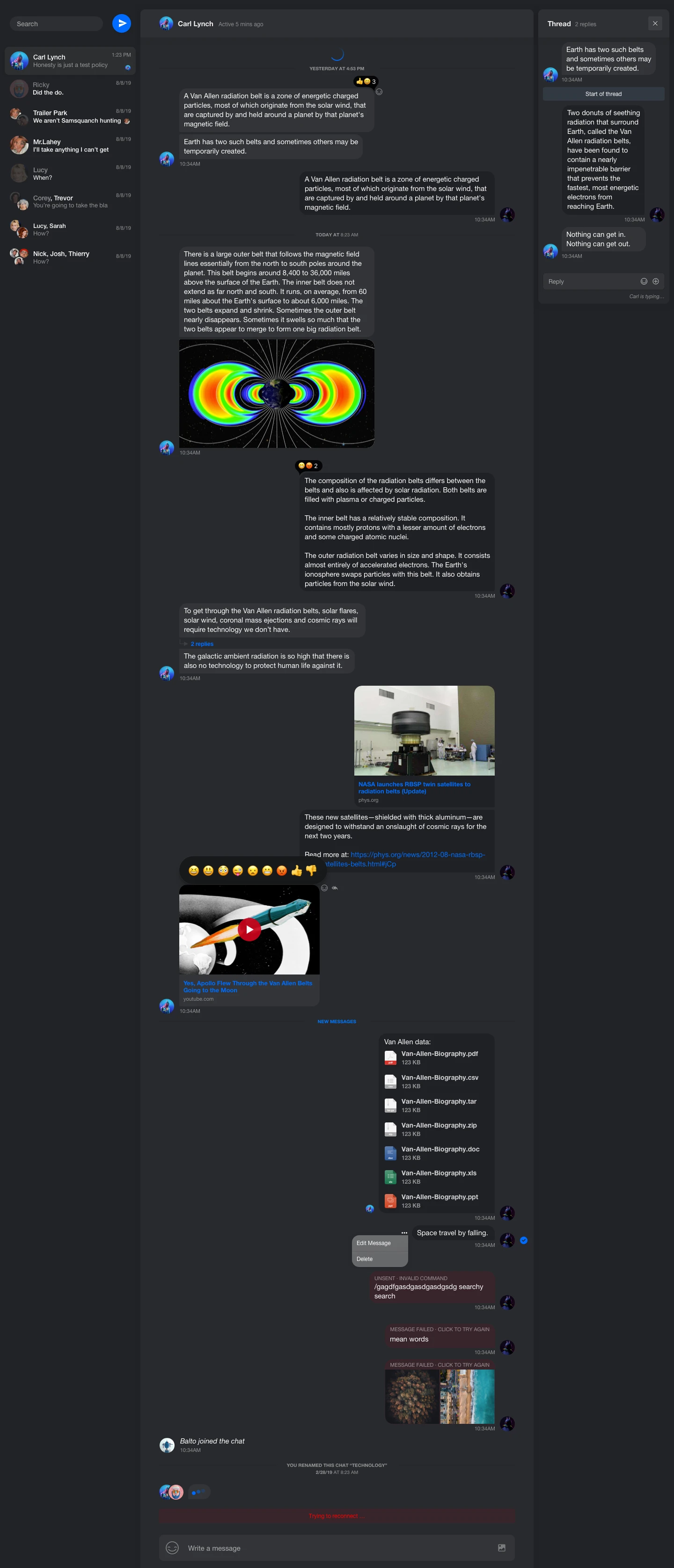 Chat Messaging UI Kit for Sketch Freebie Preview - Page 1