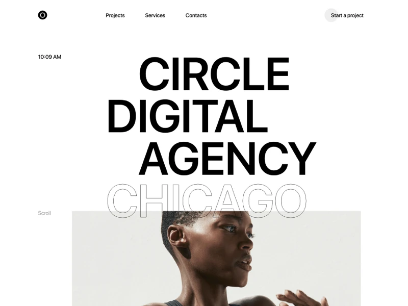 Circle Flow - Free Webflow Template freebie preview