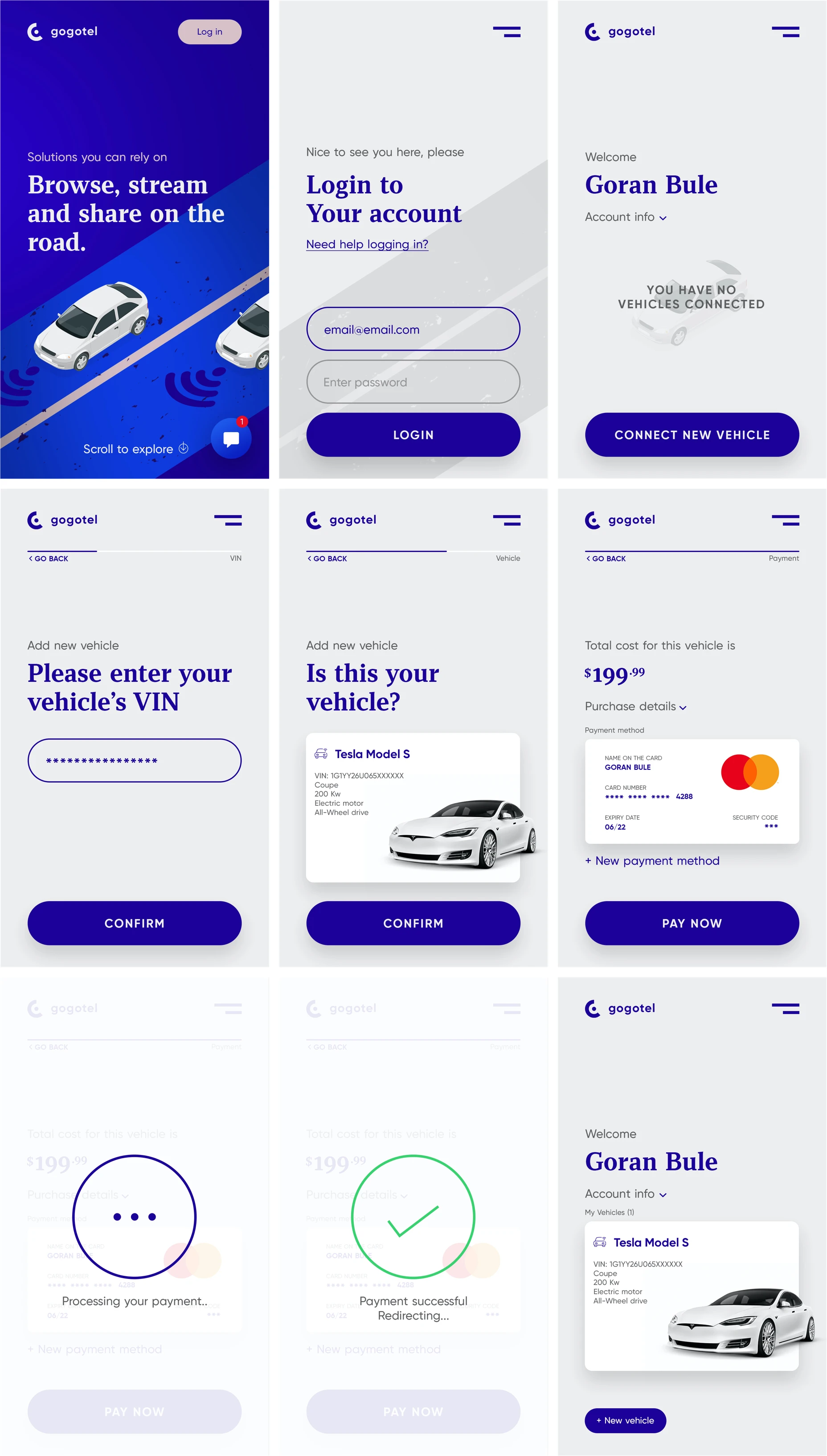 Connected Car App for Photoshop