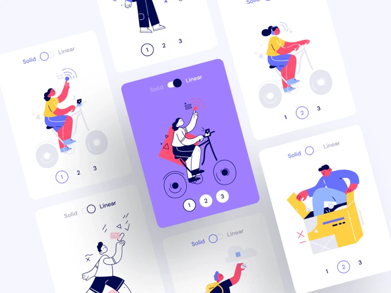 Control Free Illustrations freebie preview