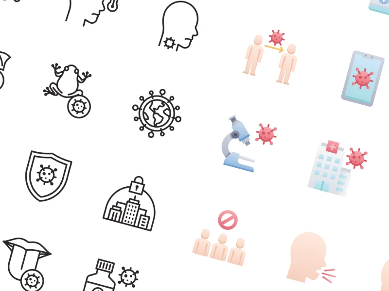 COVID-19 Free Icons freebie preview