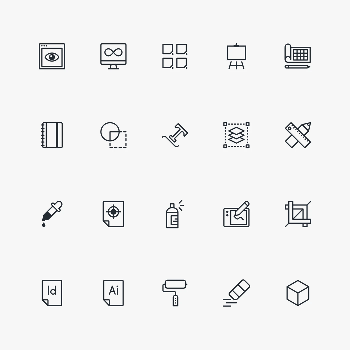 Design Tools Free Icon Pack
