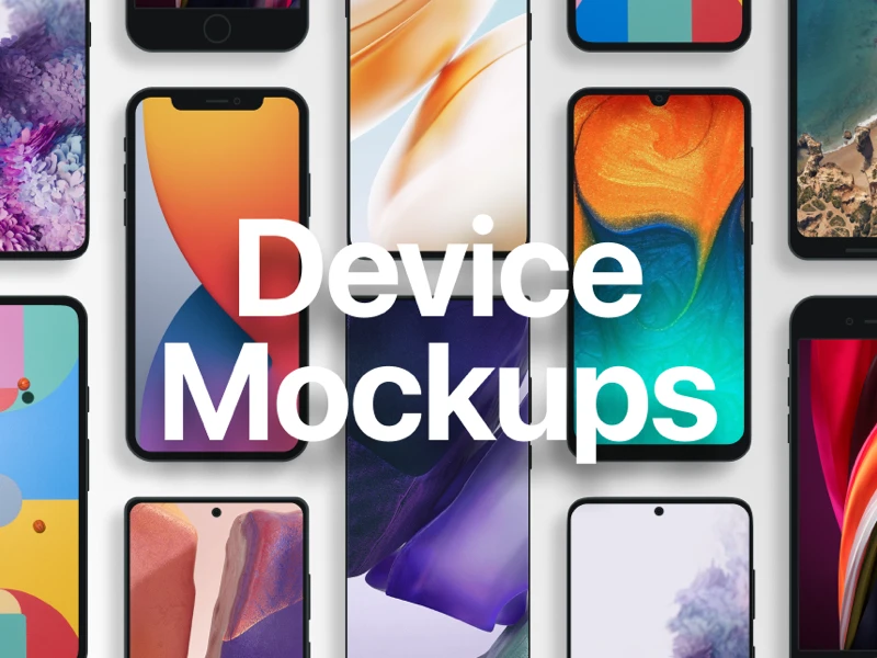 Free Device Mockups for Figma freebie preview