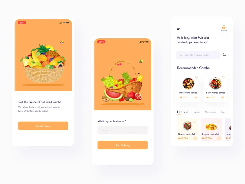 Ecommerce Mobile - Free UI Kit for Figma freebie preview