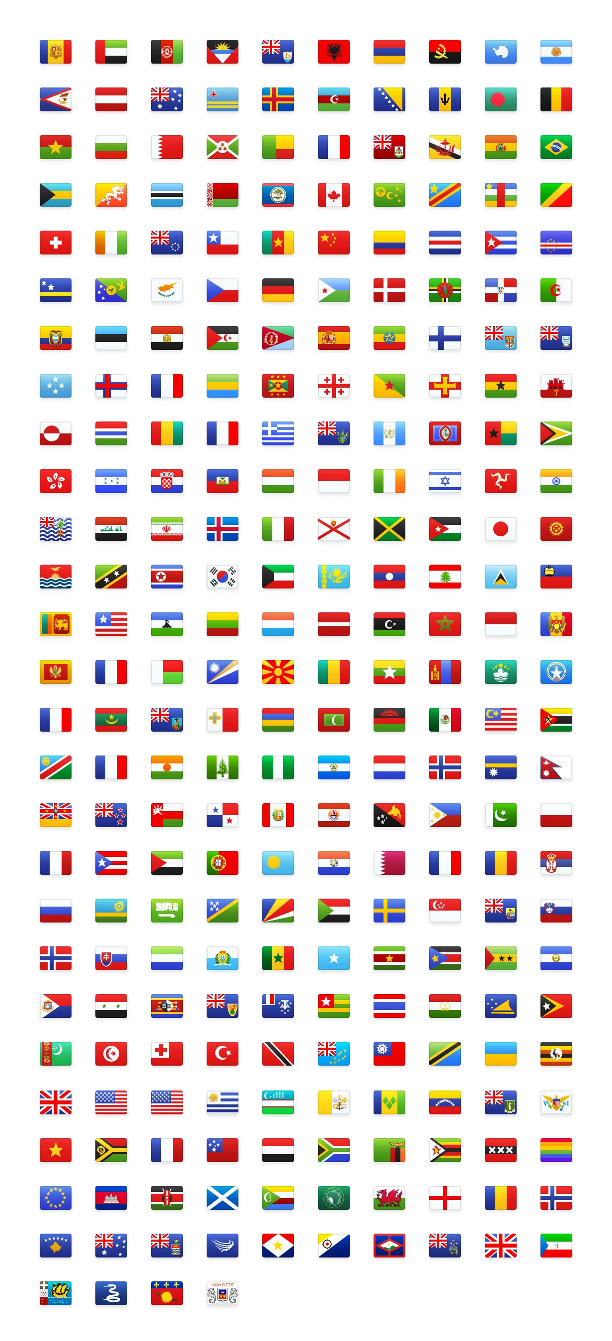 Flagpack Free Icons Pack