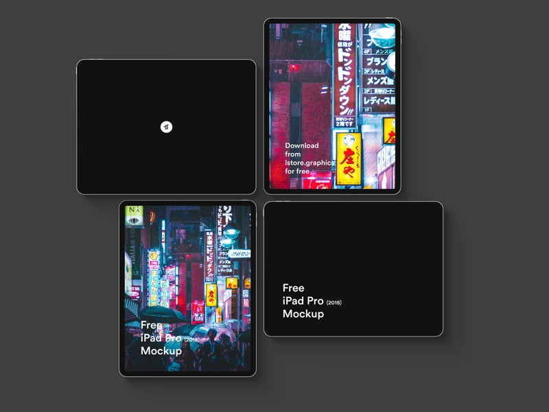 Free iPad Pro 2018 Mockup freebie preview