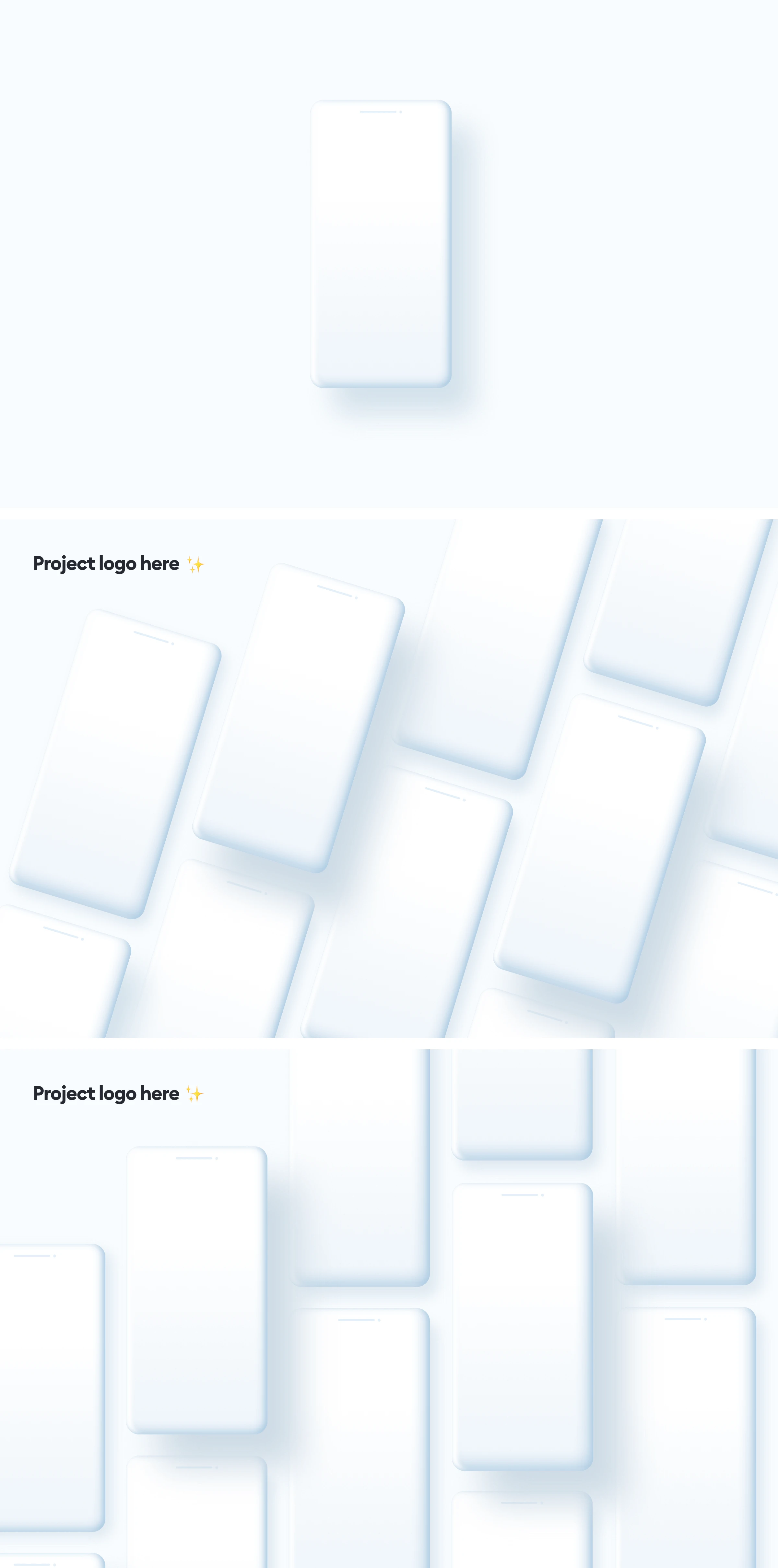 Free iPhone 12 Clay Mockups for Sketch and Figma
