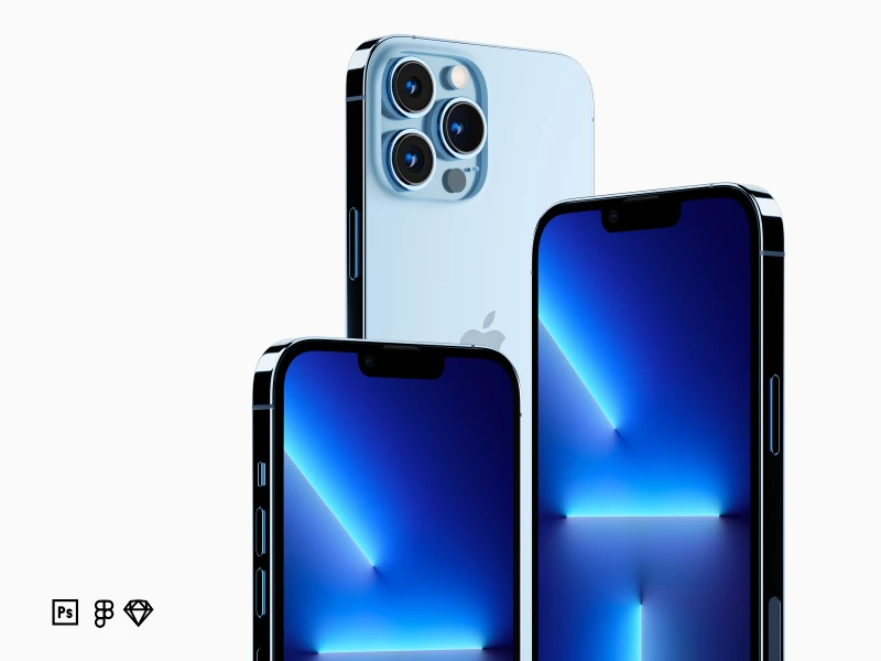 Free iPhone 13 Pro Max Mockup freebie preview