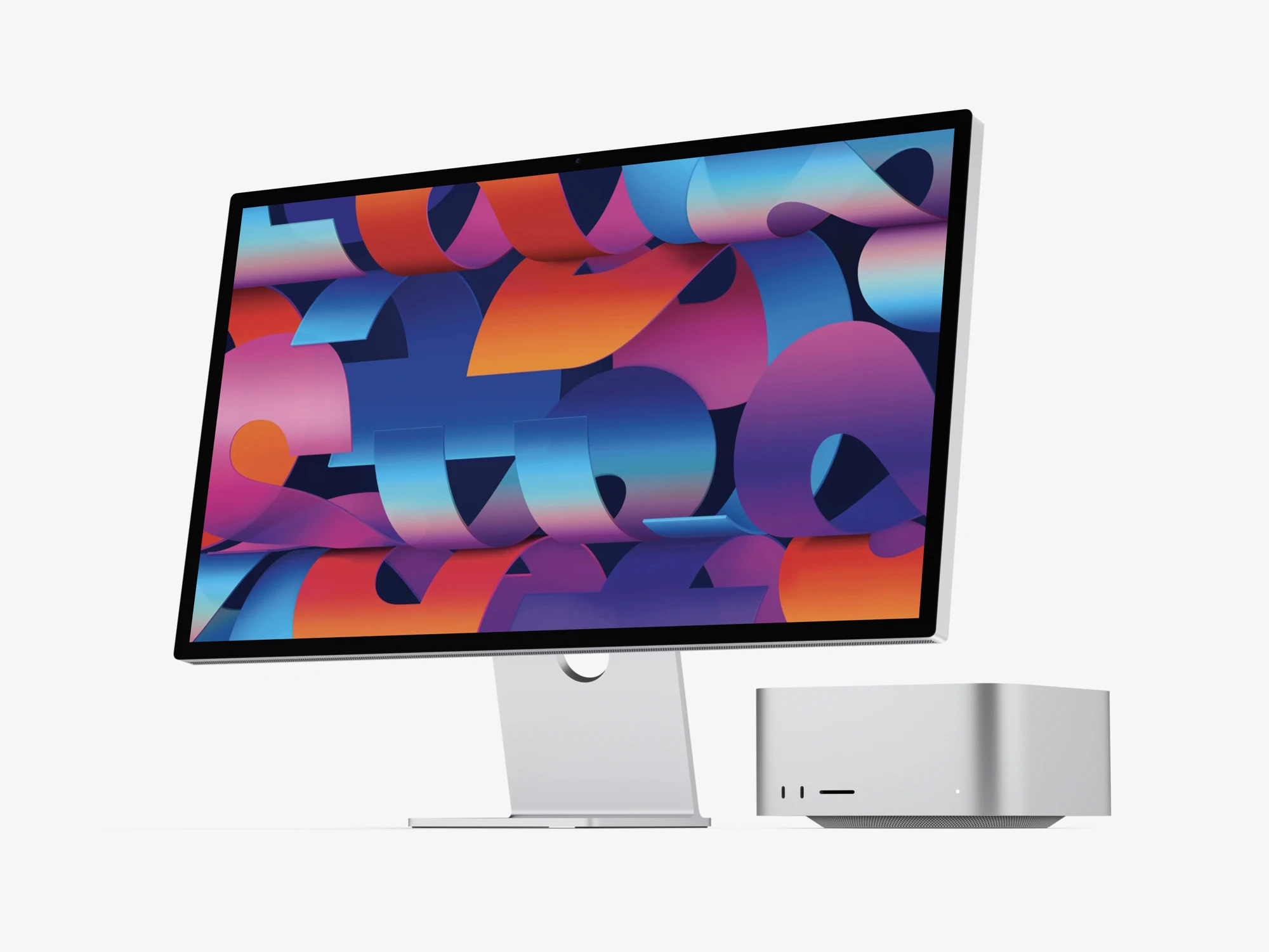 Free Mac Studio & Studio Display Mockup