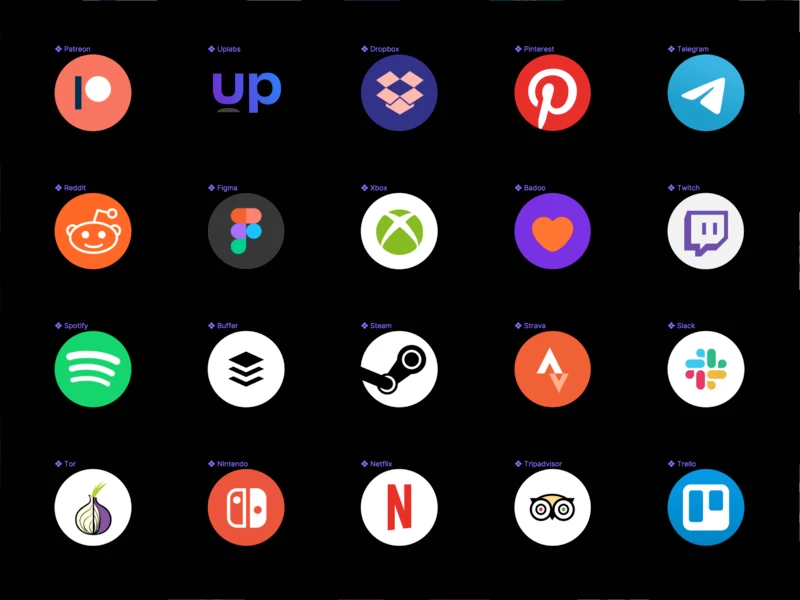 Free Social Icons freebie preview