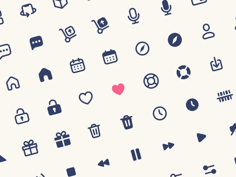 Icons Library for Figma freebie preview