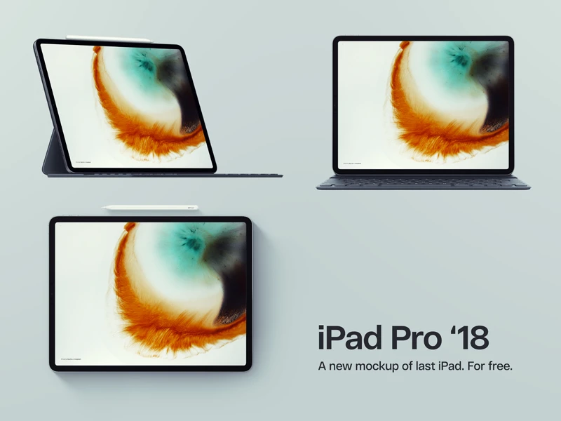 Ipad Pro 2018 Free Psd Mockups freebie preview