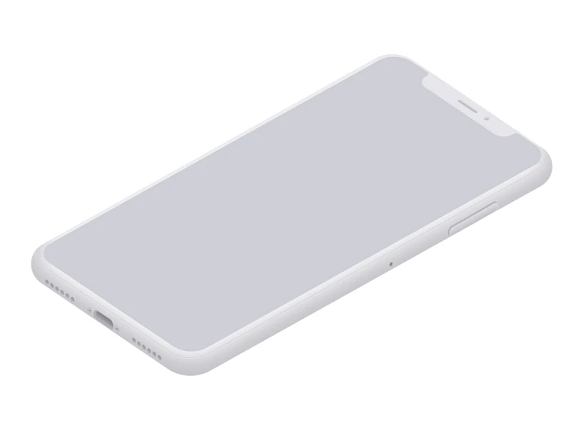 iPhone XS Vector Mockup freebie preview