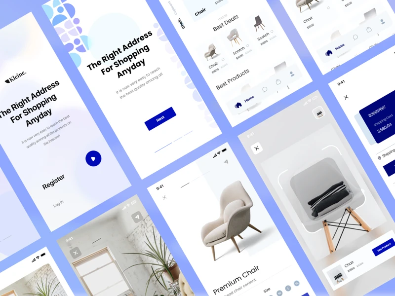 Kleine Free eCommerce UI Kit for Adobe XD freebie preview