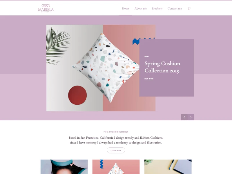 Mariela - Free Webflow Template freebie preview