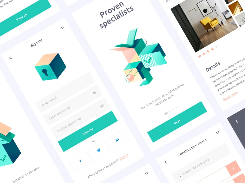 MasterGo - Free UI Kit for Sketch and Figma freebie preview