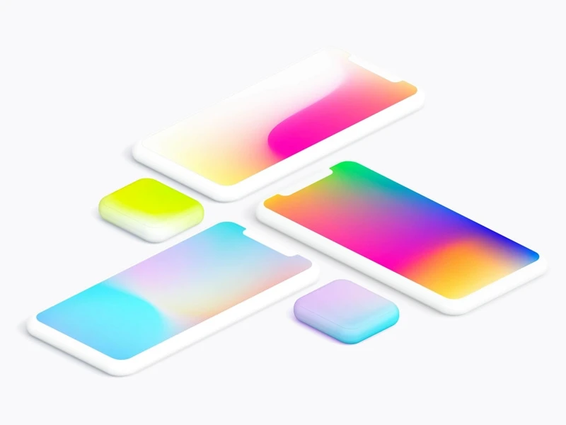 Mesh Gradients Collection freebie preview