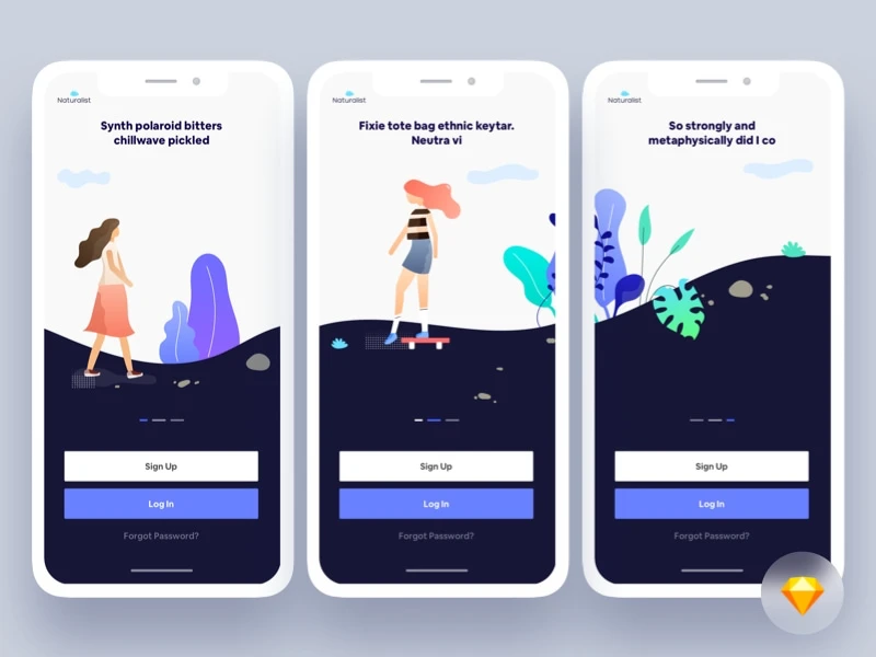 Naturalist Onboarding Freebie freebie preview