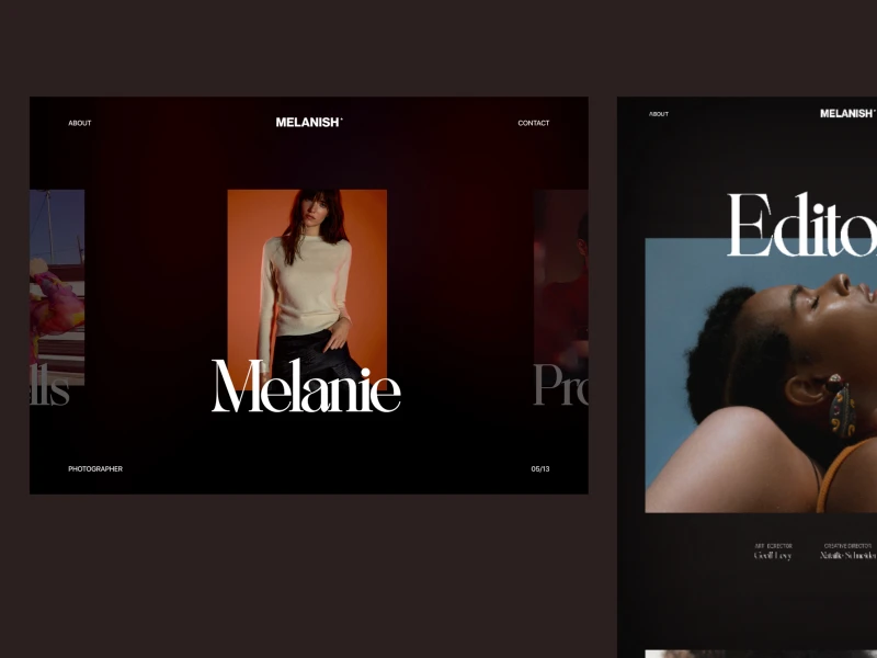 Photographer Free Landing Page for Figma freebie preview