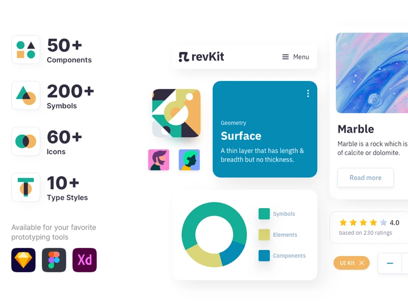 Revkit Design System UI Kit freebie preview
