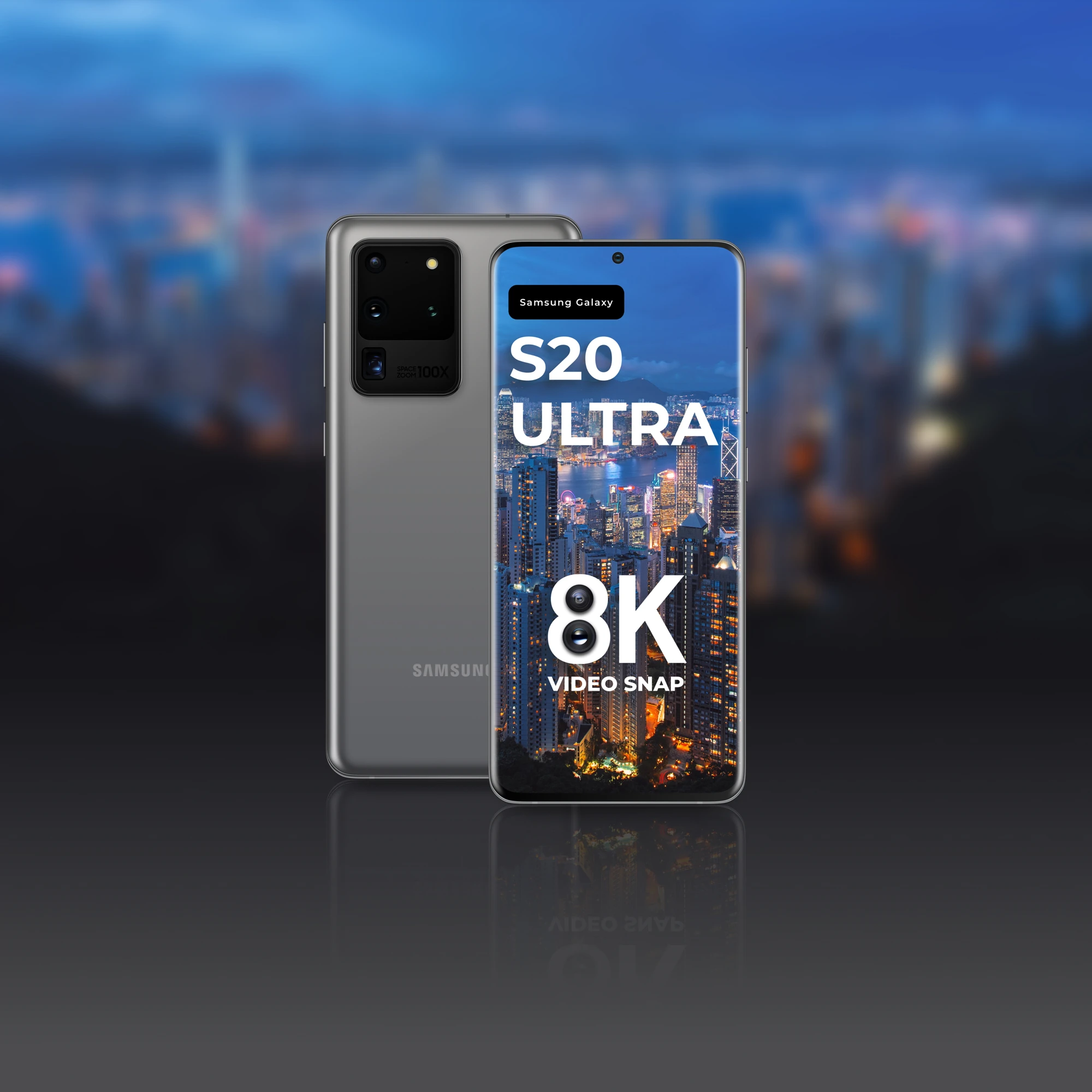Samsung Galaxy S20 Ultra Mockup for Figma