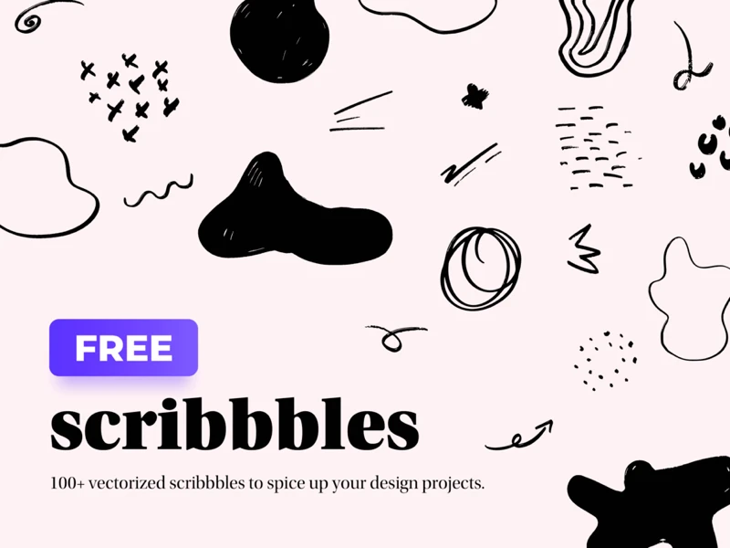 Scribbbles Illustrations freebie preview