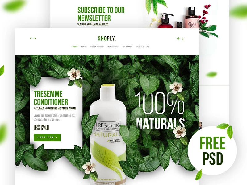 Shoply Landing Page freebie preview
