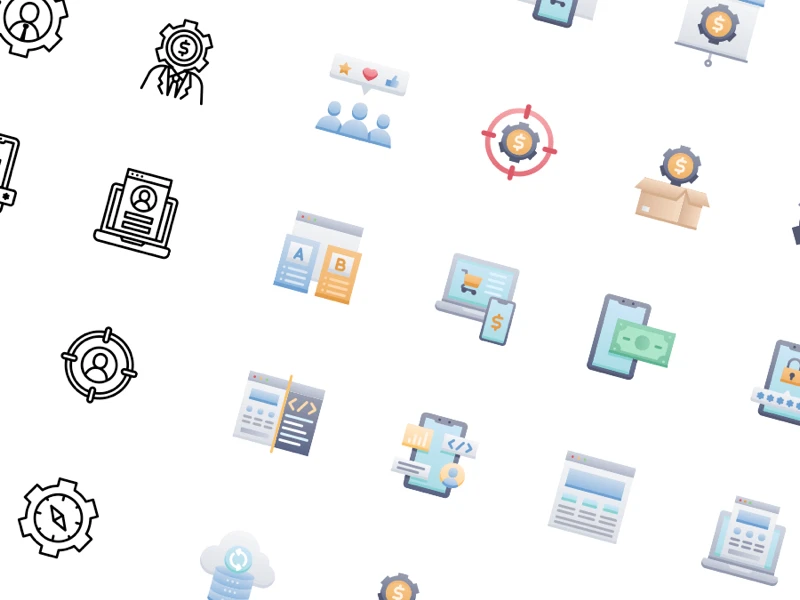50 Startups and SaaS Free Icons freebie preview