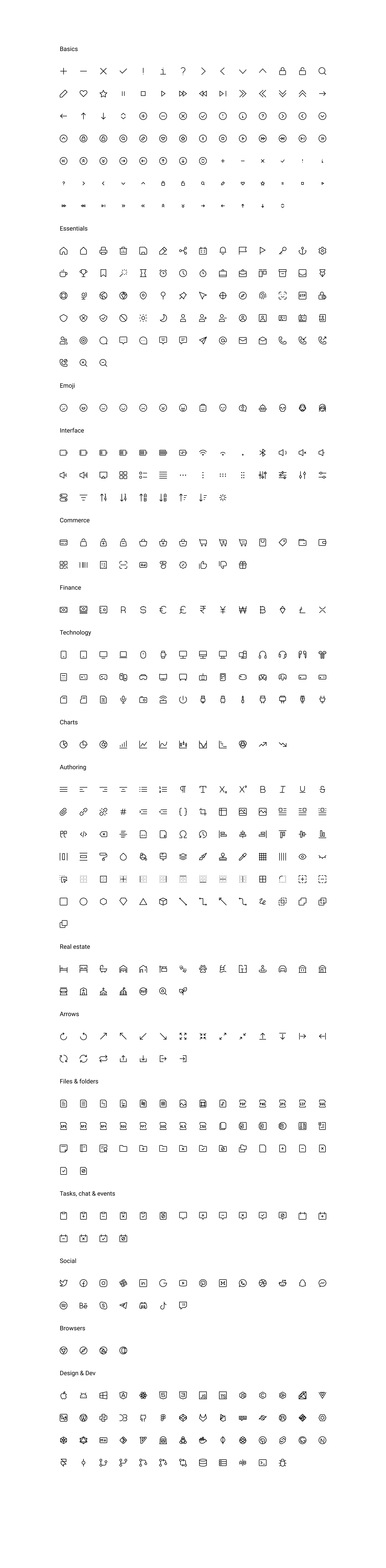 Teenyicons - Free Icon Set for Figma