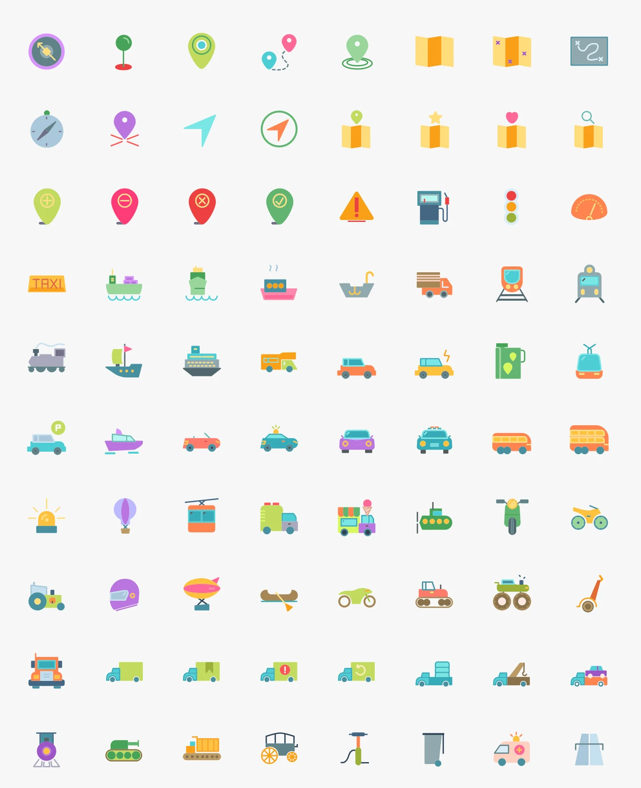 Transport & Household Free Icon Pack