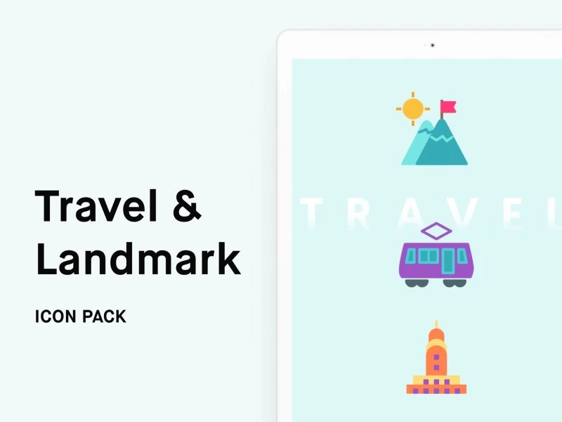 Travel Free Icon Pack freebie preview