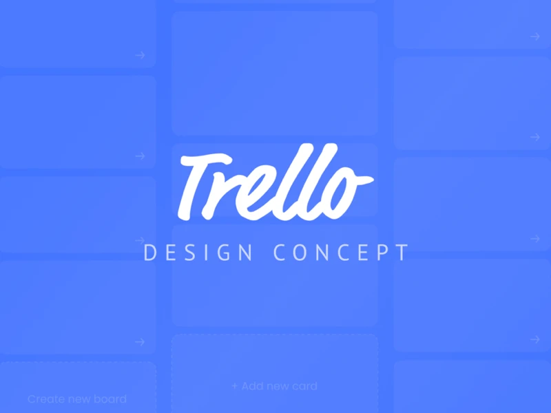 Trello Design Concept freebie preview