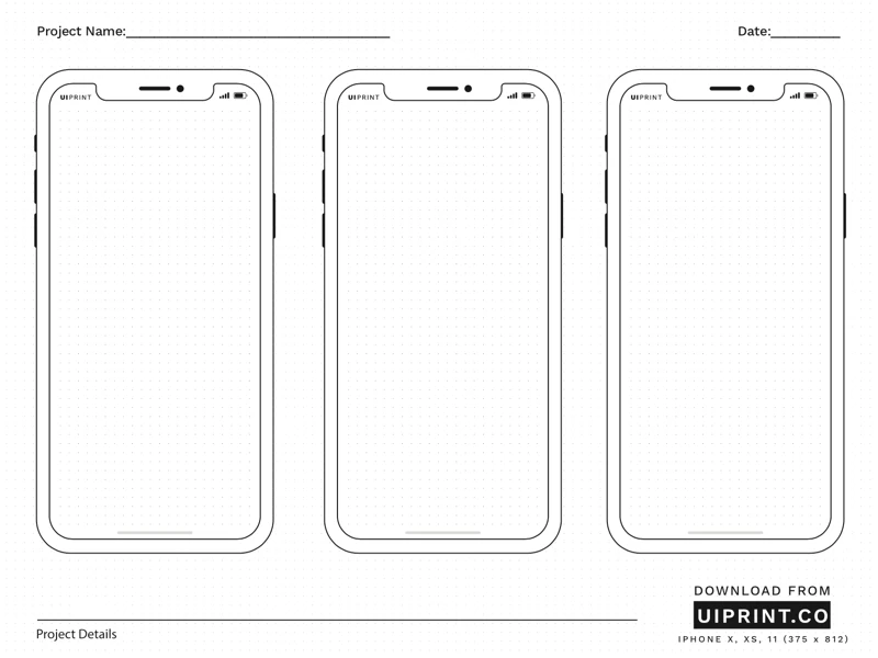 uiprint - Printable Mockups and Sketchpads freebie preview