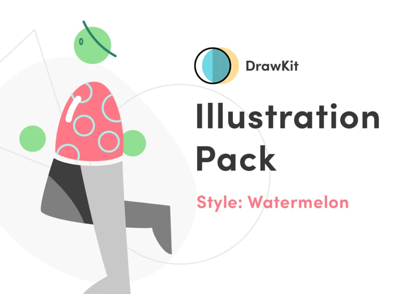 Watermelon Free Illustrations freebie preview